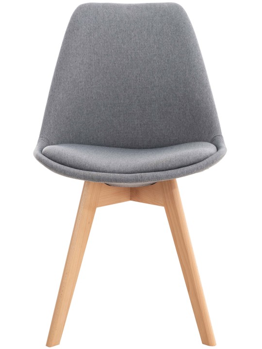 Stol Linares stof, lysegrå