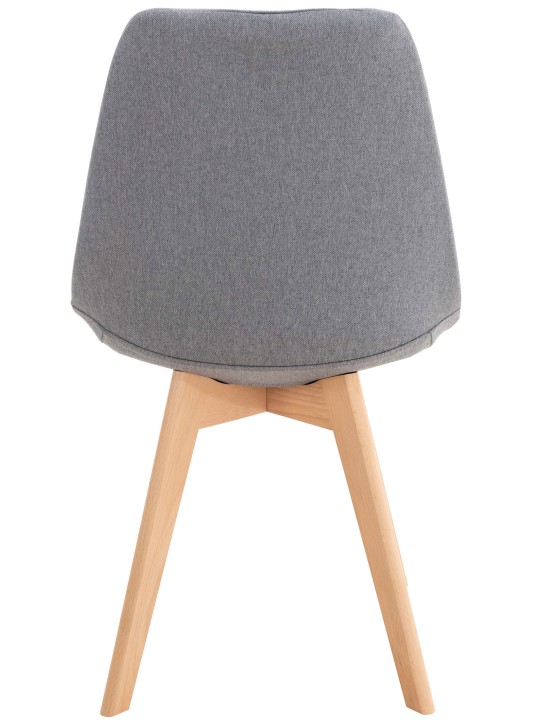 Stol Linares stof, lysegrå