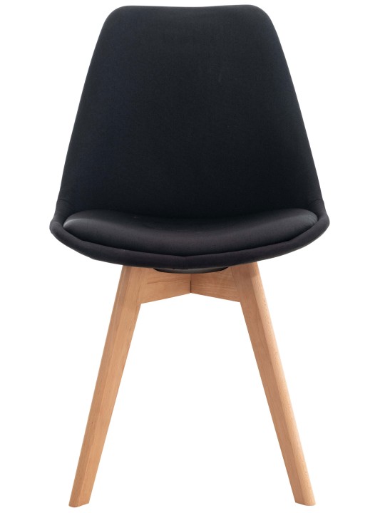 Stol Linares stof, sort