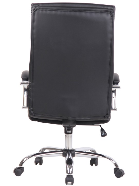 Kontorstol Bradford imiteret læder, sort