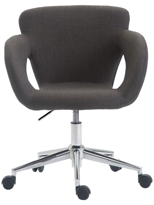 Kontorstol Edison stof, mørkegrå