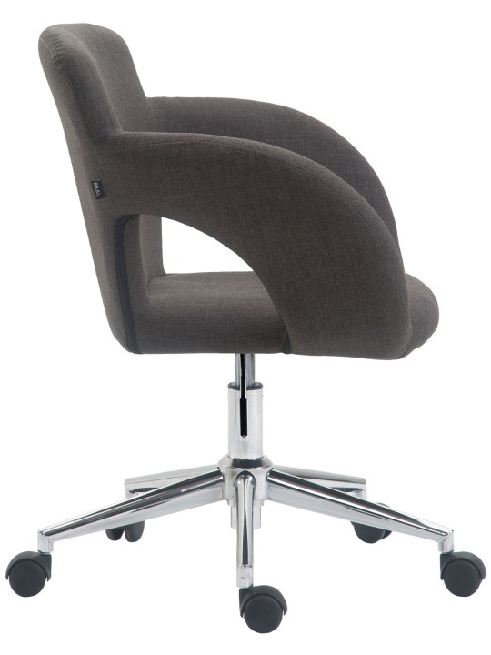 Kontorstol Edison stof, mørkegrå