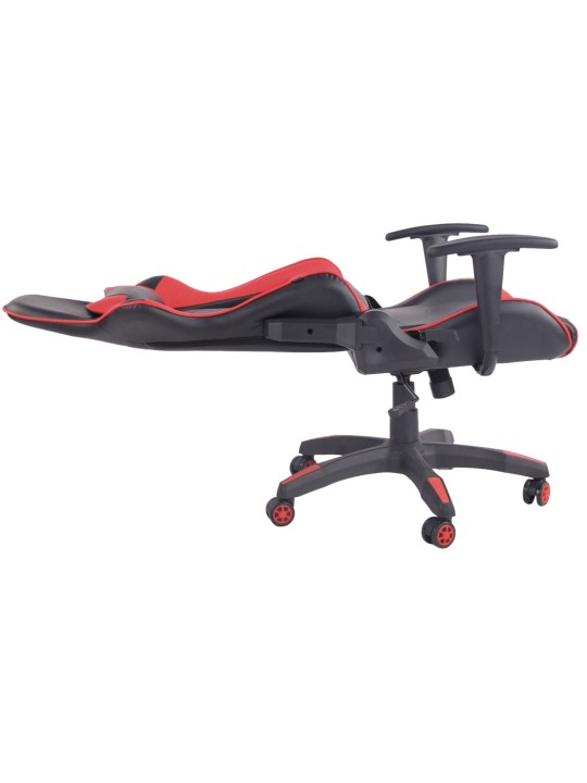 Kontorstol Miracle V2, sort/rød