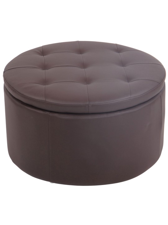 Taburet Evora imiteret læder, brun Taburet Evora imiteret læder, brun