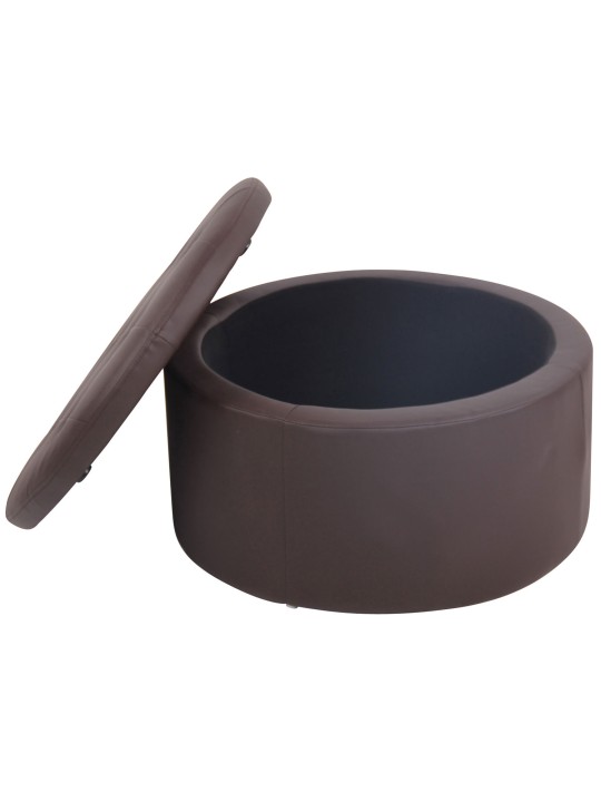 Taburet Evora imiteret læder, brun Taburet Evora imiteret læder, brun