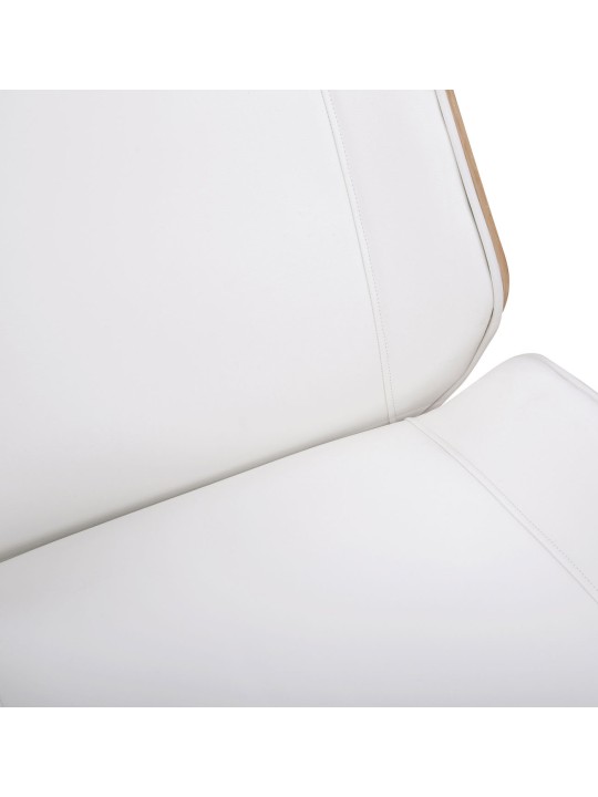 Kontorstol Varel imiteret læder, natur/hvid Kontorstol Varel imiteret læder, natur/hvid