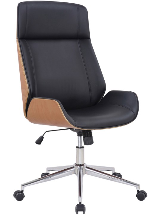 Kontorstol Varel imiteret læder, natur/sort Kontorstol Varel imiteret læder, natur/sort
