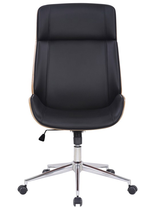 Kontorstol Varel imiteret læder, natur/sort Kontorstol Varel imiteret læder, natur/sort
