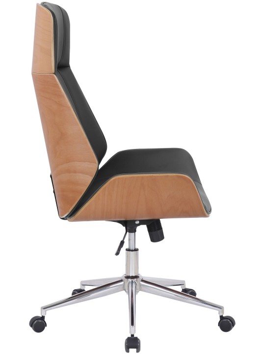 Kontorstol Varel imiteret læder, natur/sort Kontorstol Varel imiteret læder, natur/sort
