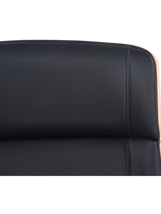 Kontorstol Varel imiteret læder, natur/sort Kontorstol Varel imiteret læder, natur/sort