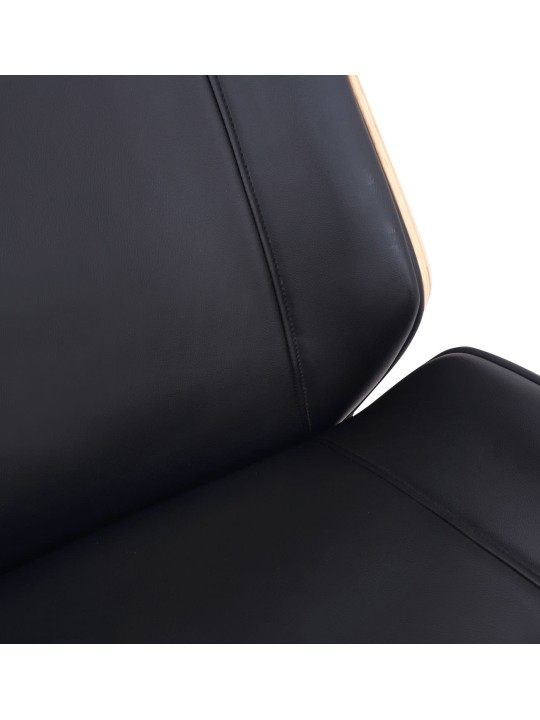 Kontorstol Varel imiteret læder, natur/sort Kontorstol Varel imiteret læder, natur/sort