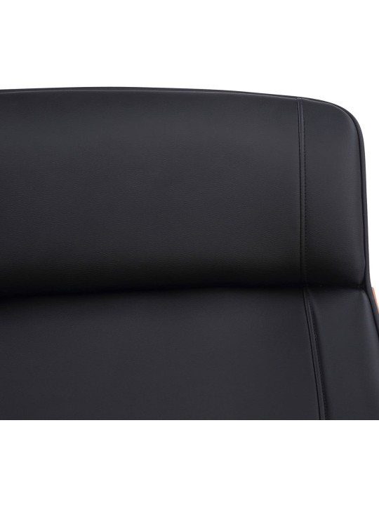 Kontorstol Varel imiteret læder, valnød/sort Kontorstol Varel imiteret læder, valnød/sort