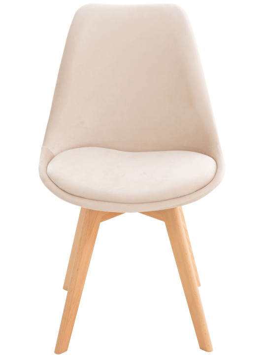 Stol Linares Velvet, beige