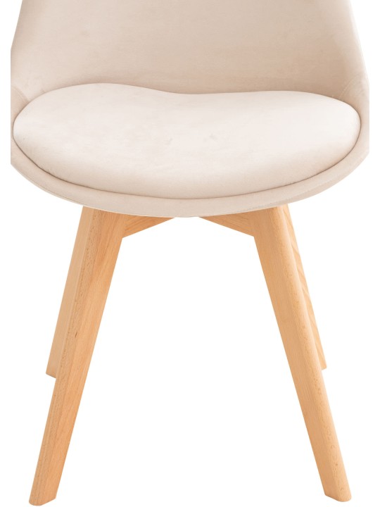 Stol Linares Velvet, beige