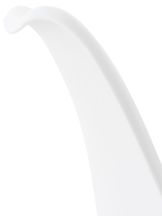 Sæt med 4 stole Linares plast, hvid/hvid