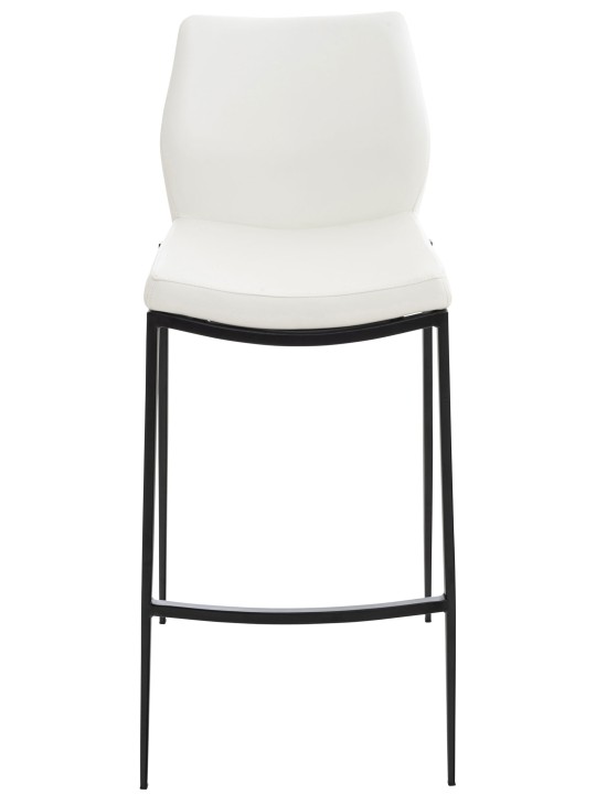 Barstol Matola imiteret læder, hvid