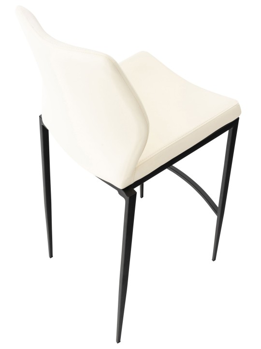 Barstol Matola imiteret læder, creme