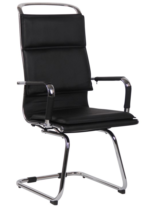 Besøgsstol Bedford imiteret læder, sort Besøgsstol Bedford imiteret læder, sort