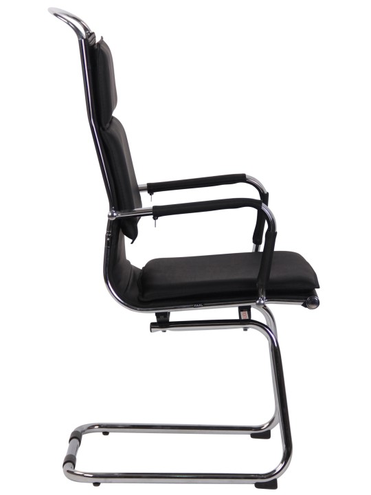 Besøgsstol Bedford imiteret læder, sort Besøgsstol Bedford imiteret læder, sort