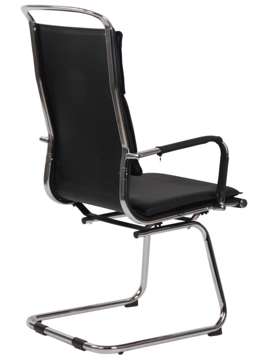 Besøgsstol Bedford imiteret læder, sort Besøgsstol Bedford imiteret læder, sort