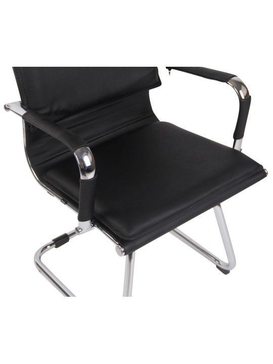 Besøgsstol Bedford imiteret læder, sort Besøgsstol Bedford imiteret læder, sort