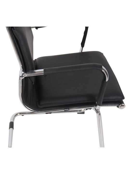 Besøgsstol Bedford imiteret læder, sort Besøgsstol Bedford imiteret læder, sort