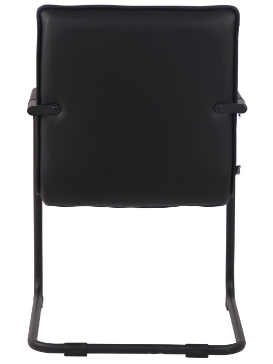 Besøgsstol Gandia kunstlæder, sort Besøgsstol Gandia kunstlæder, sort