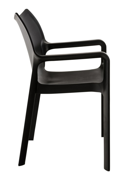 SÆT med 2 stabelstole DIVA, sort SÆT med 2 stabelstole DIVA, sort