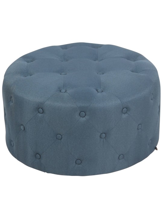 Fodskammel Corsica stof, blå