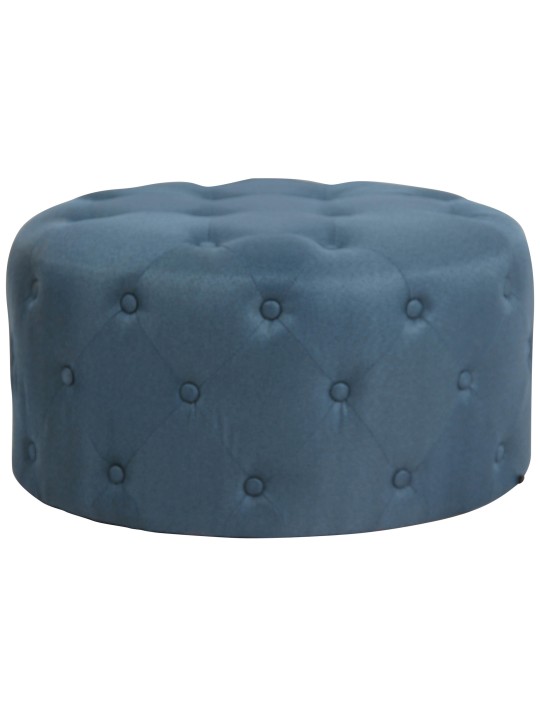 Fodskammel Corsica stof, blå