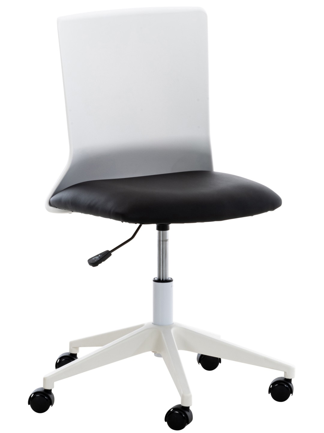 Kontorstol Apolda imiteret læder, sort