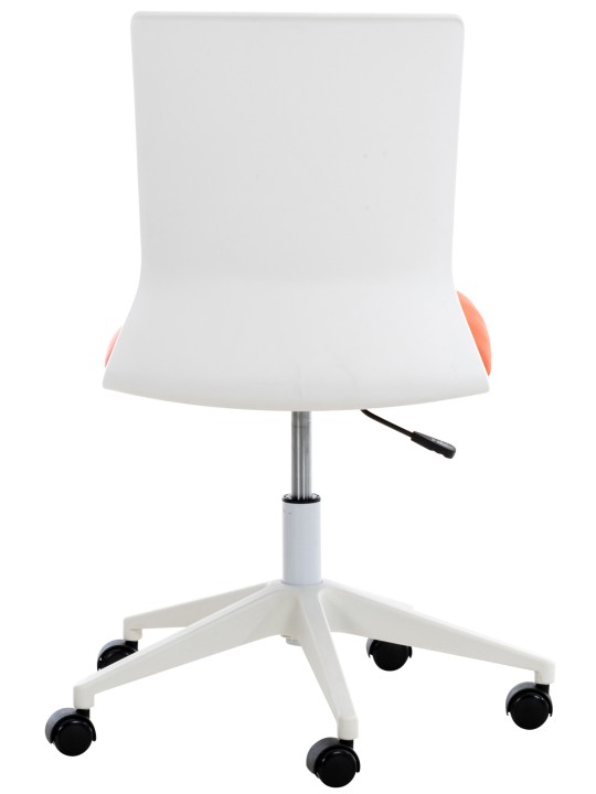 Kontorstol Apolda imiteret læder, orange