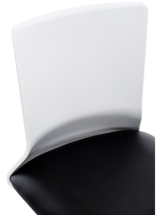 Kontorstol Apolda imiteret læder, sort