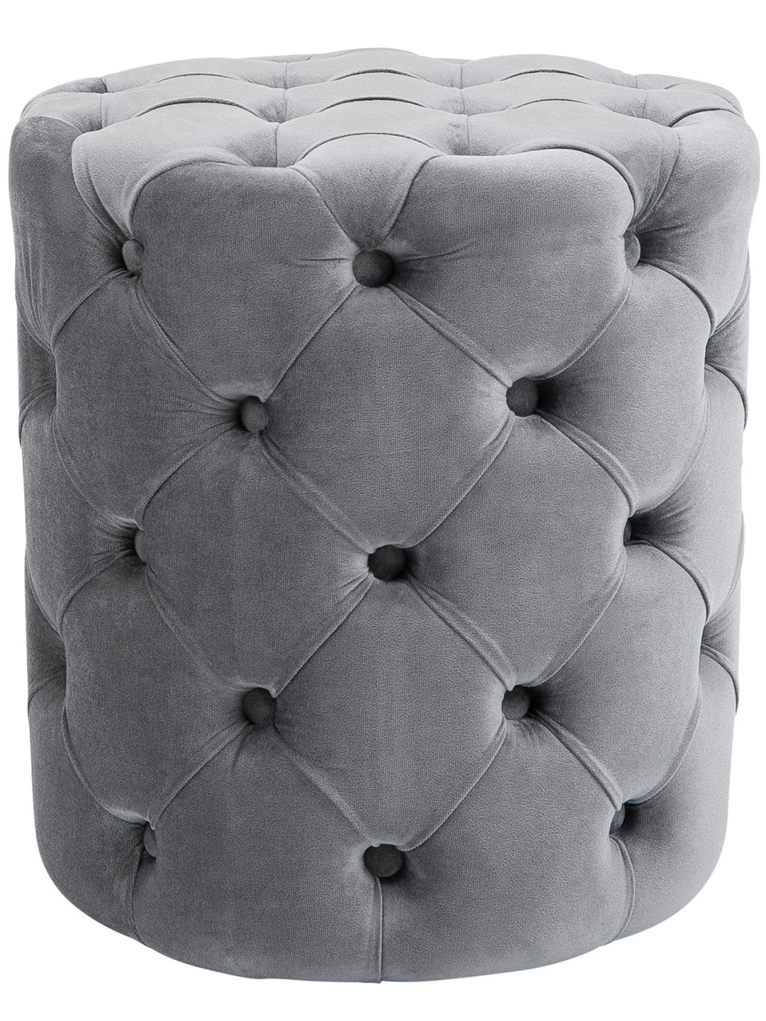 Taburet Drancy Velvet M, grå