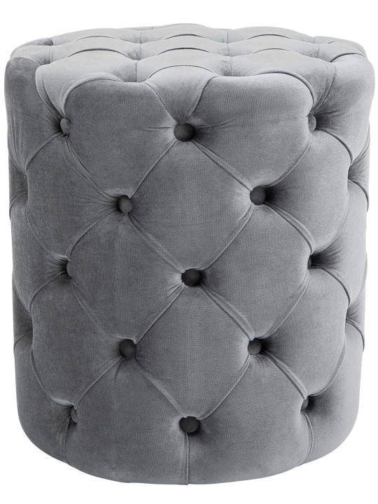 Taburet Drancy Velvet M, grå