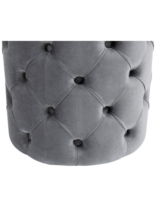 Taburet Drancy Velvet M, grå