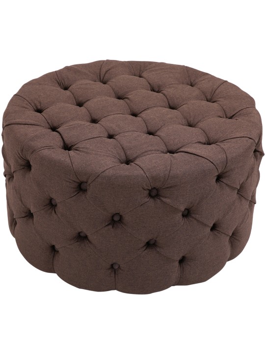 Taburet Drancy stof XL, brun