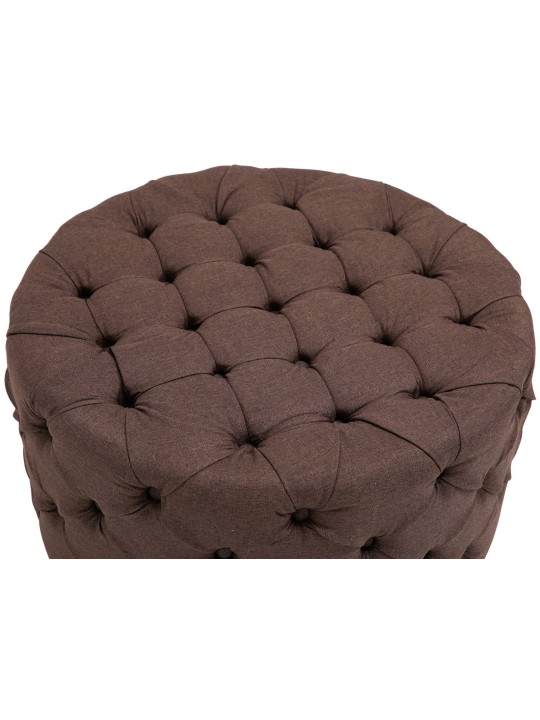 Taburet Drancy stof XL, brun