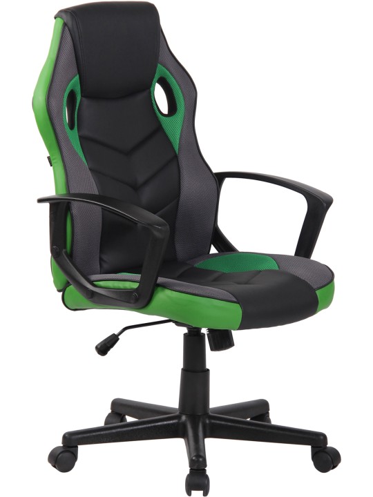 Kontorstol Glendale, sort/grøn Kontorstol Glendale, sort/grøn