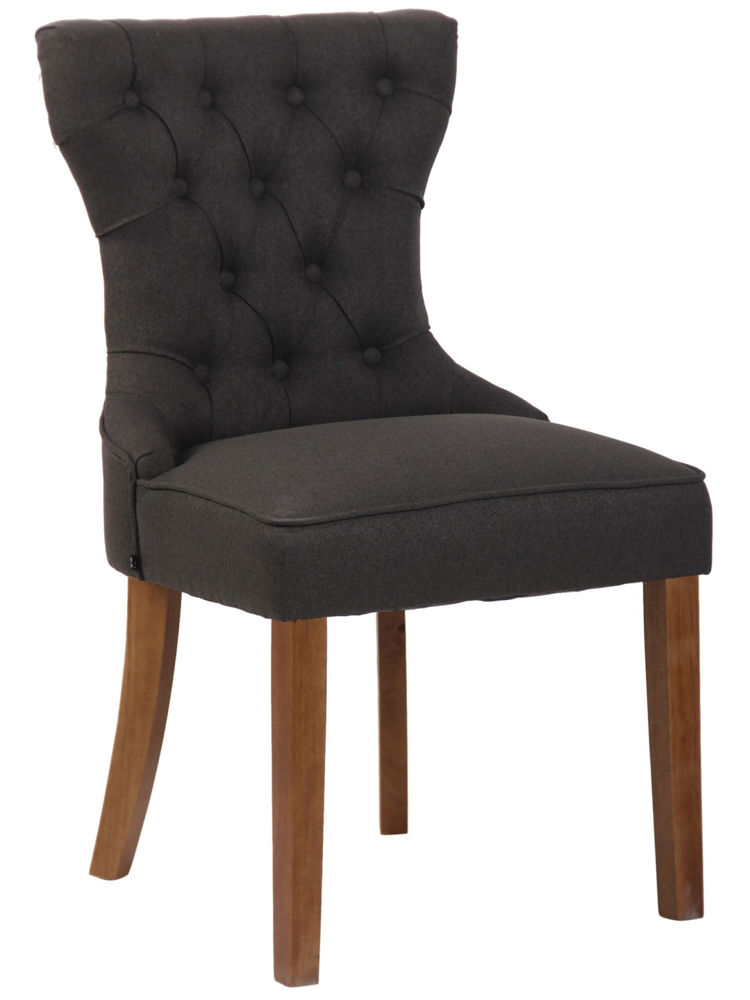 Stol Franca stof antik-let, mørkegrå