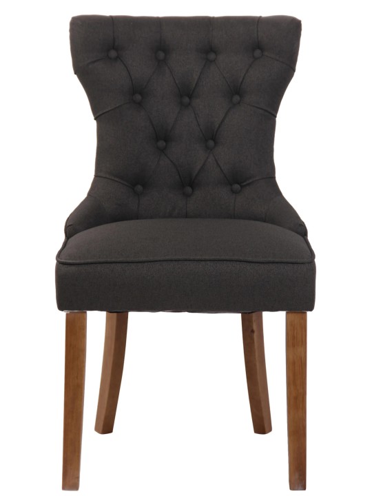 Stol Franca stof antik-let, mørkegrå