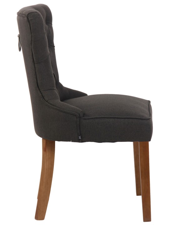 Stol Franca stof antik-let, mørkegrå