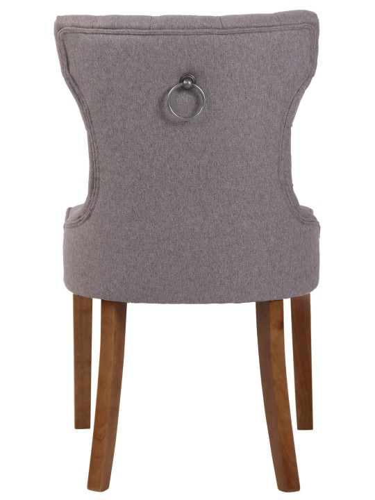 Stol Franca stof antik-let, grå