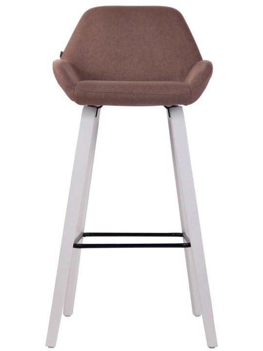 Barstol Newnan stof 4 fods stel (eg), brun