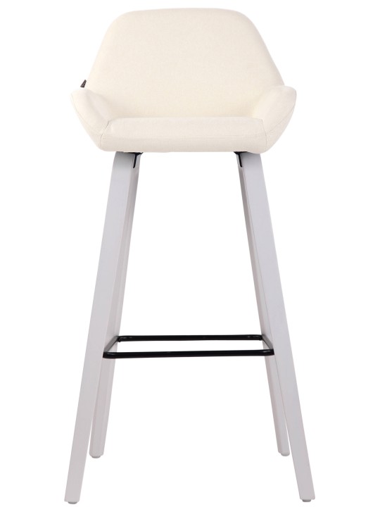 Barstol Newnan stof 4 fods stel (eg), creme