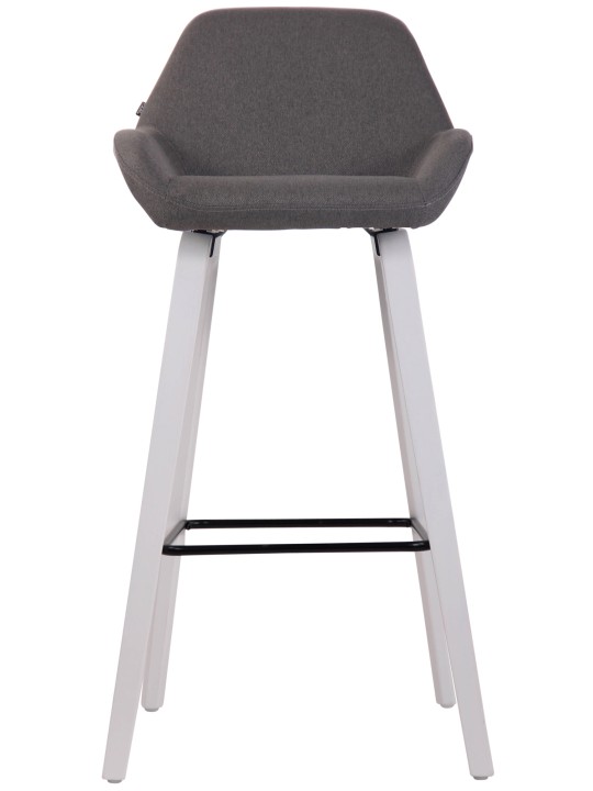 Barstol Newnan stof 4 fods stel (eg), mørkegrå