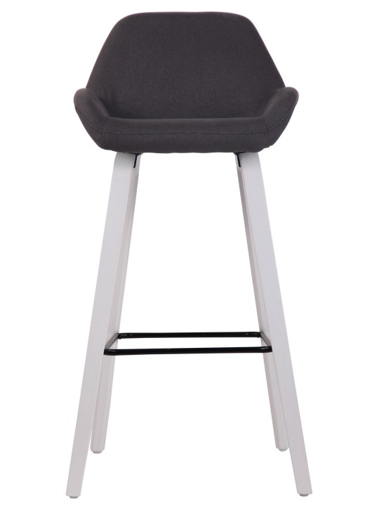 Barstol Newnan stof 4 fods stel (eg), sort