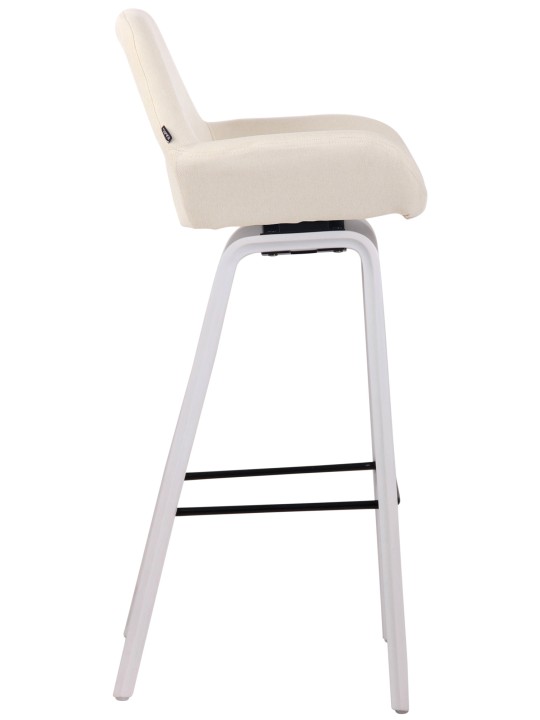 Barstol Newnan stof 4 fods stel (eg), creme