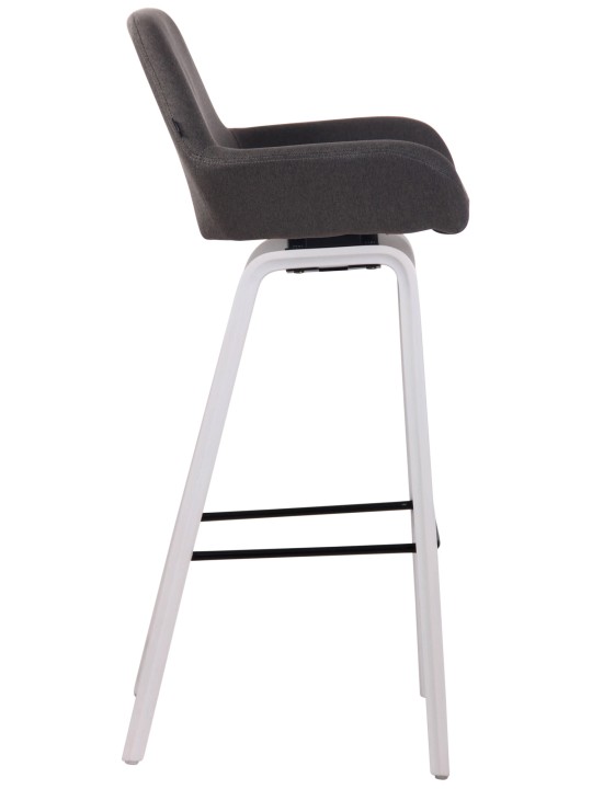 Barstol Newnan stof 4 fods stel (eg), mørkegrå