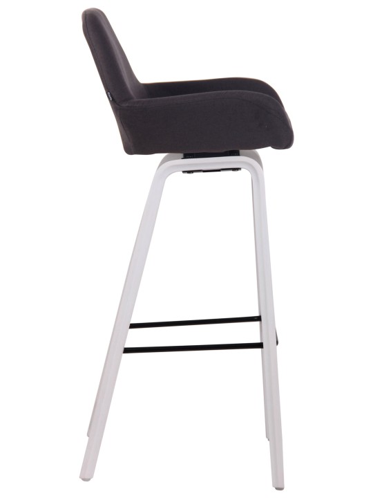 Barstol Newnan stof 4 fods stel (eg), sort